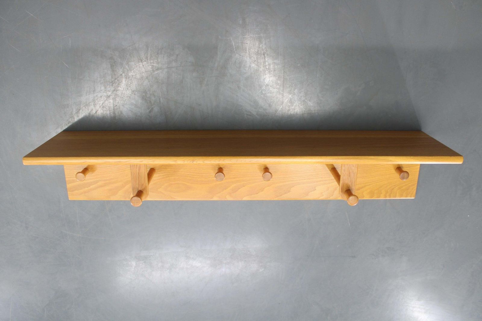 1970s Rare Aksel Kjersgaard Ash Wood Wall Hanger, Denmark photo Furniture