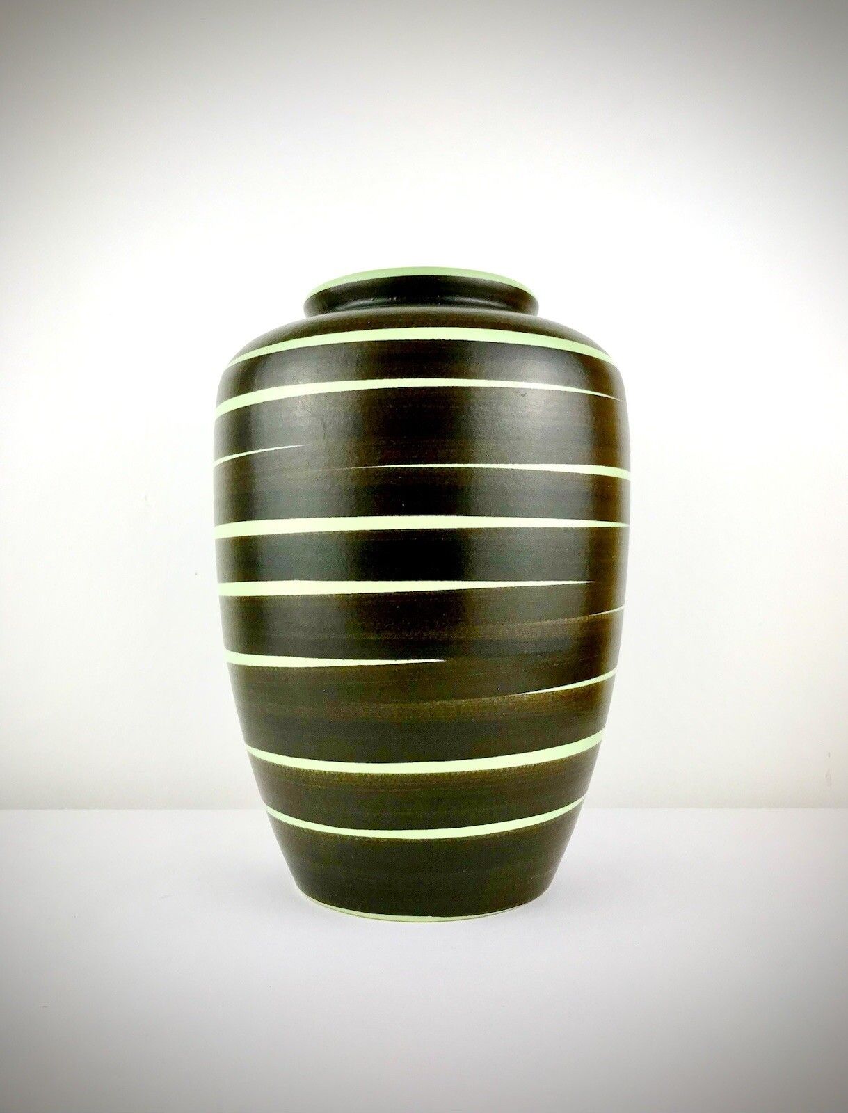 Edgy Ilkra Keramik Vase West German Pottery 1950s