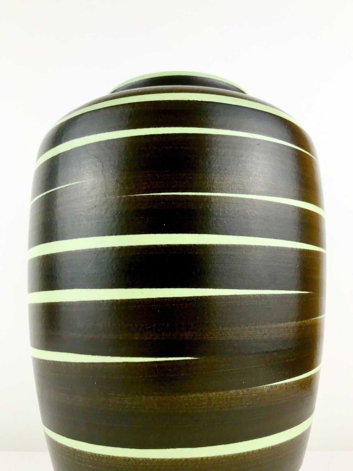 Edgy Ilkra Keramik Vase West German Pottery 1950s photo for sale