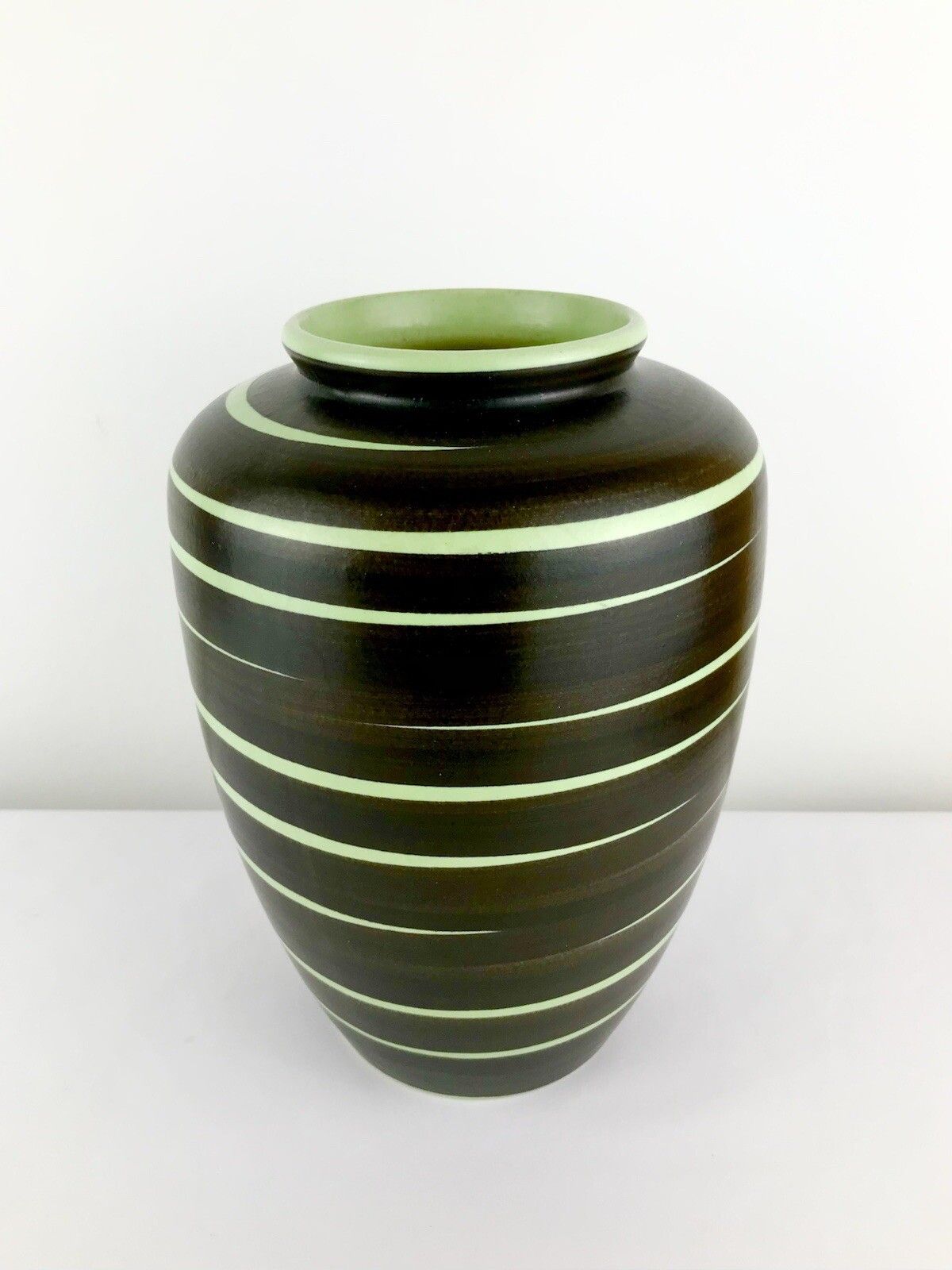 Edgy Ilkra Keramik Vase West German Pottery 1950s photo 100.0