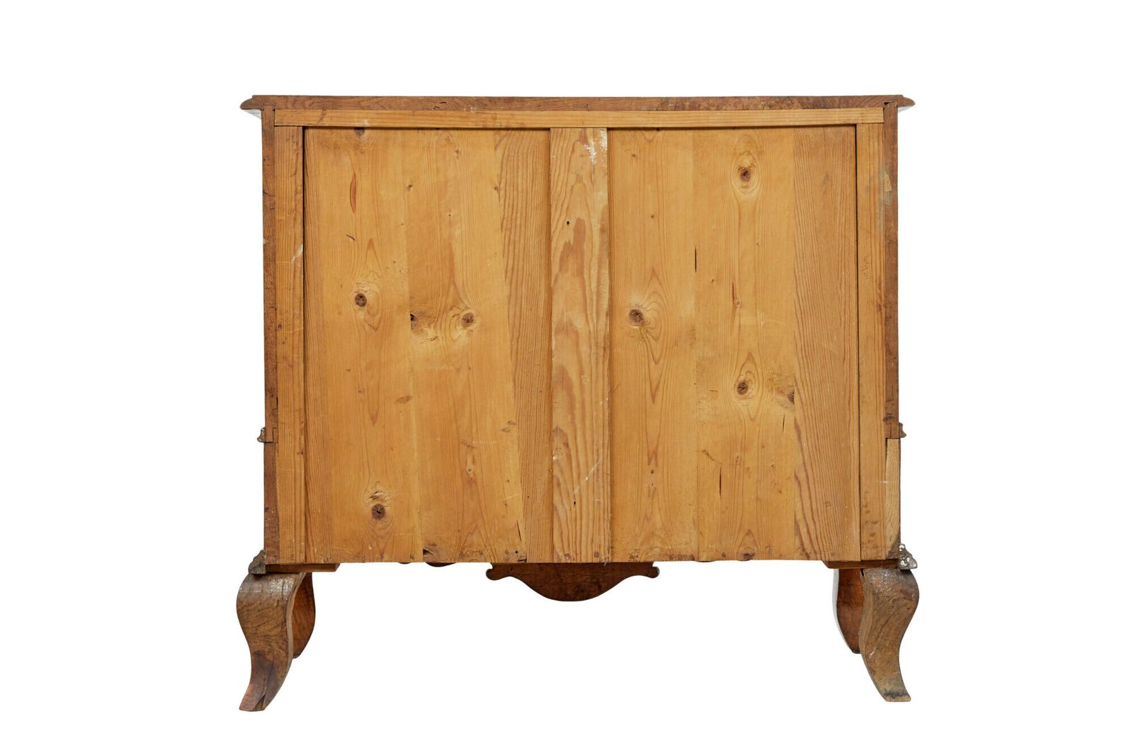 Early 19th Century Swedish Baroque Oak Inlaid Chest Of Drawers photo vintage