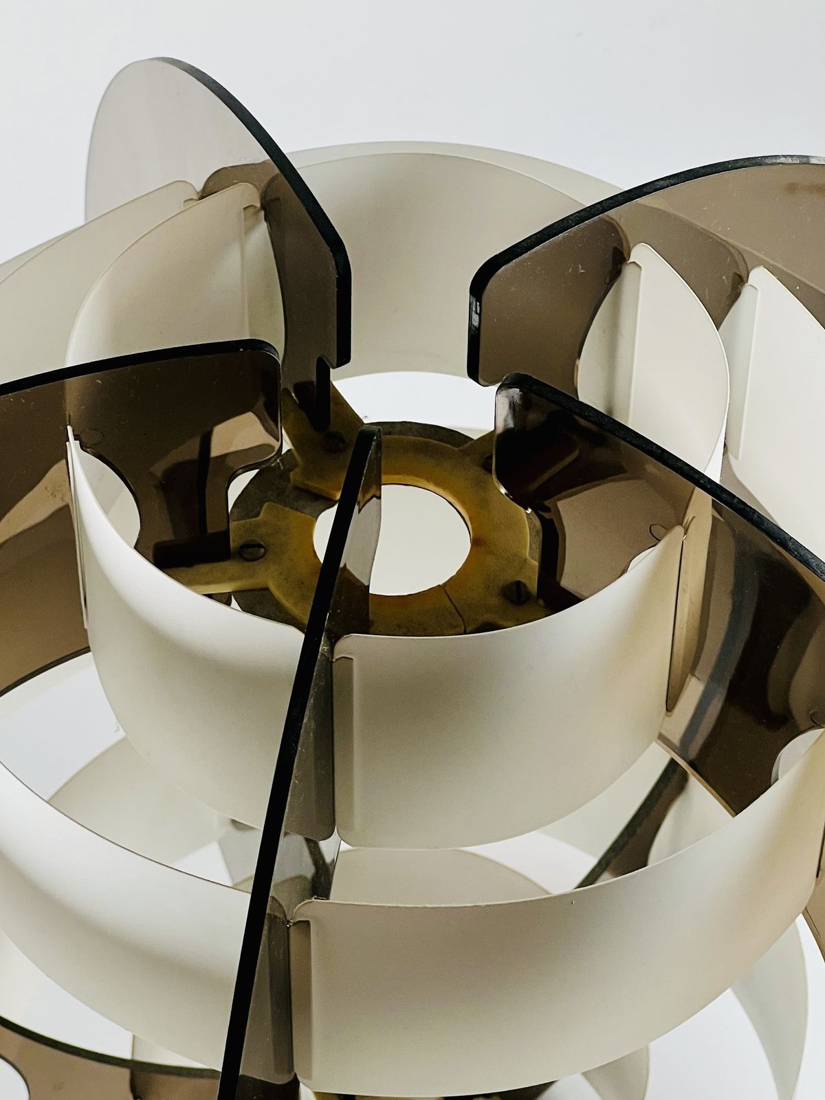 Smoked Acrylic Pedant Light By Flemming Brylle & Preben Jacobsen photo furniture