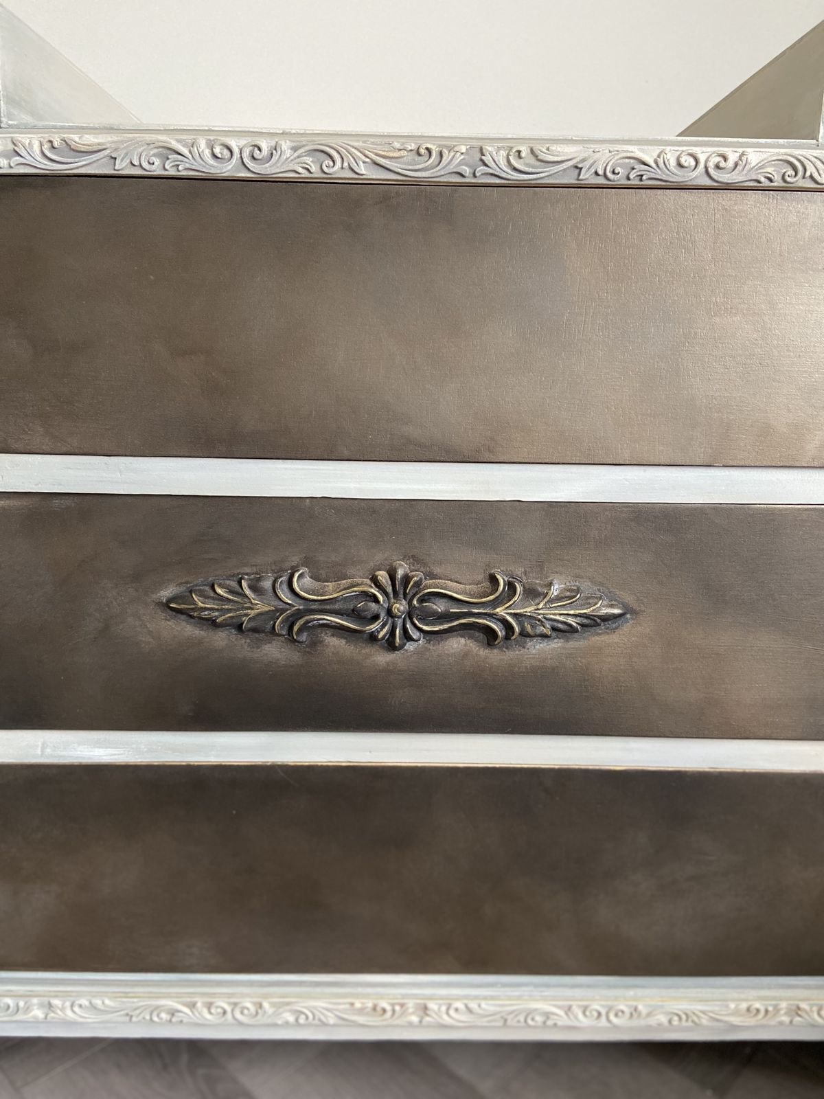 Vintage Dressing Table Bronze Beige photo for sale