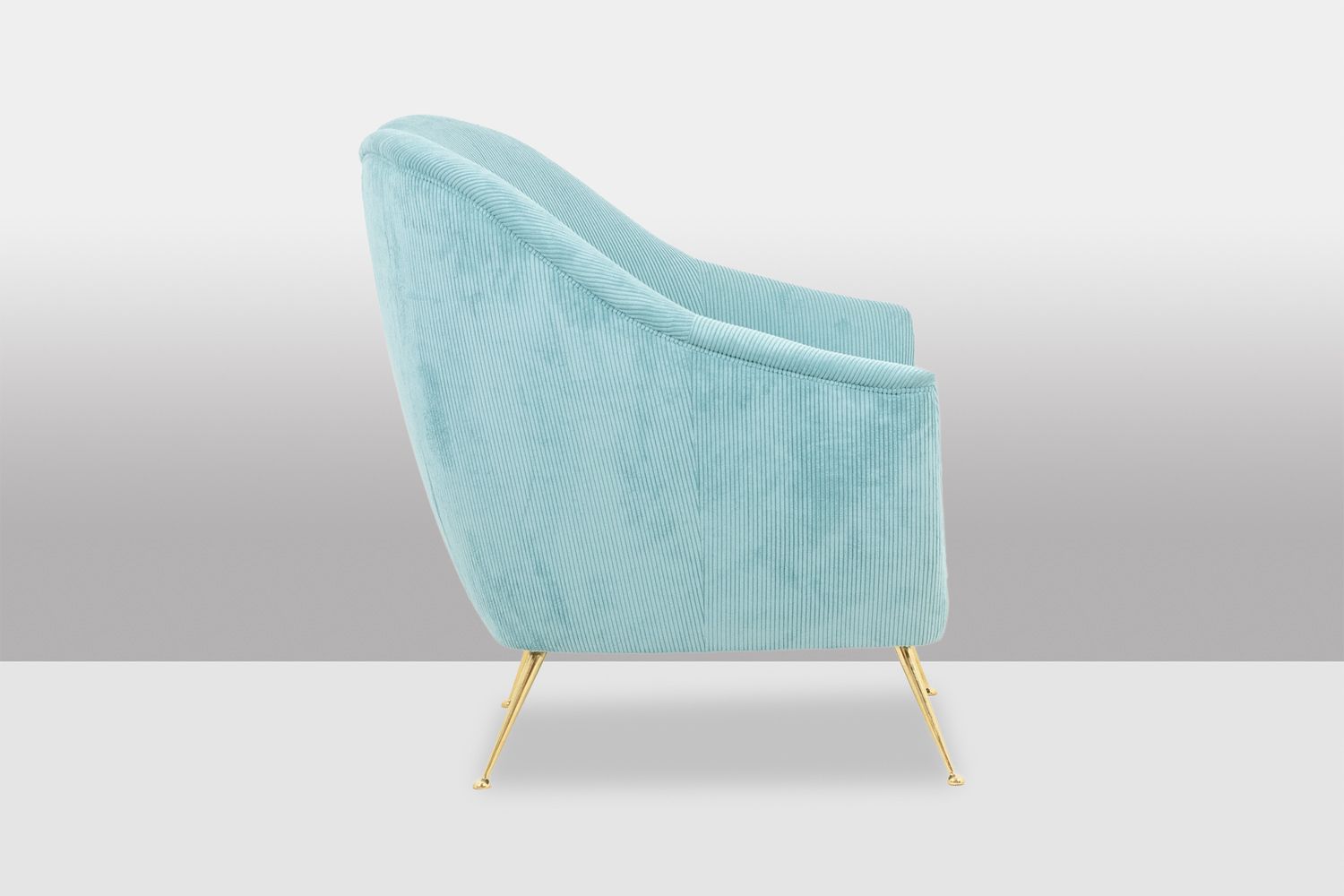 Pair Of Corduroy Armchairs. Contemporary Work. photo for sale