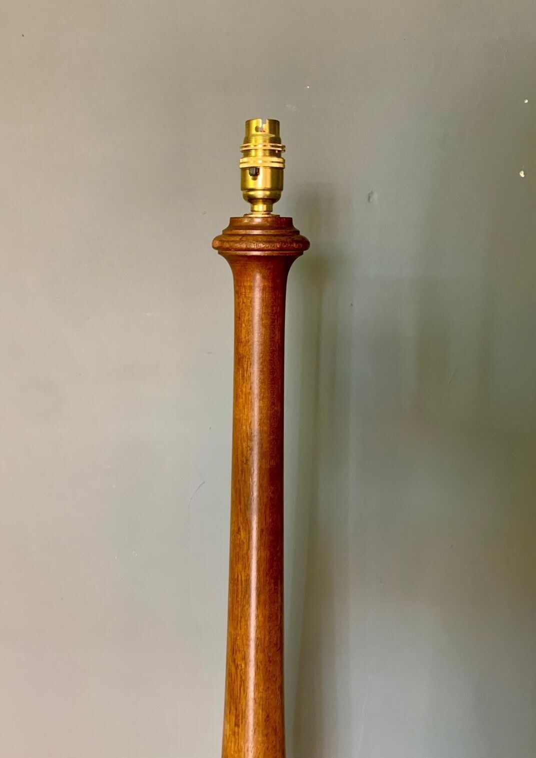 Antique Wooden Turned Floor / Standard Lamp photo Lighting