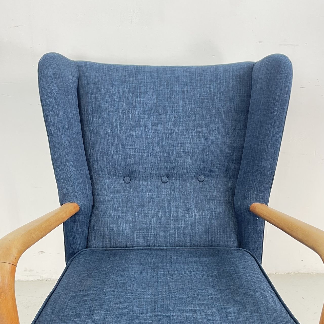 1950s Bambino Armchair By Howard Keith For Hk Furniture In Navy Blue photo 1052.0