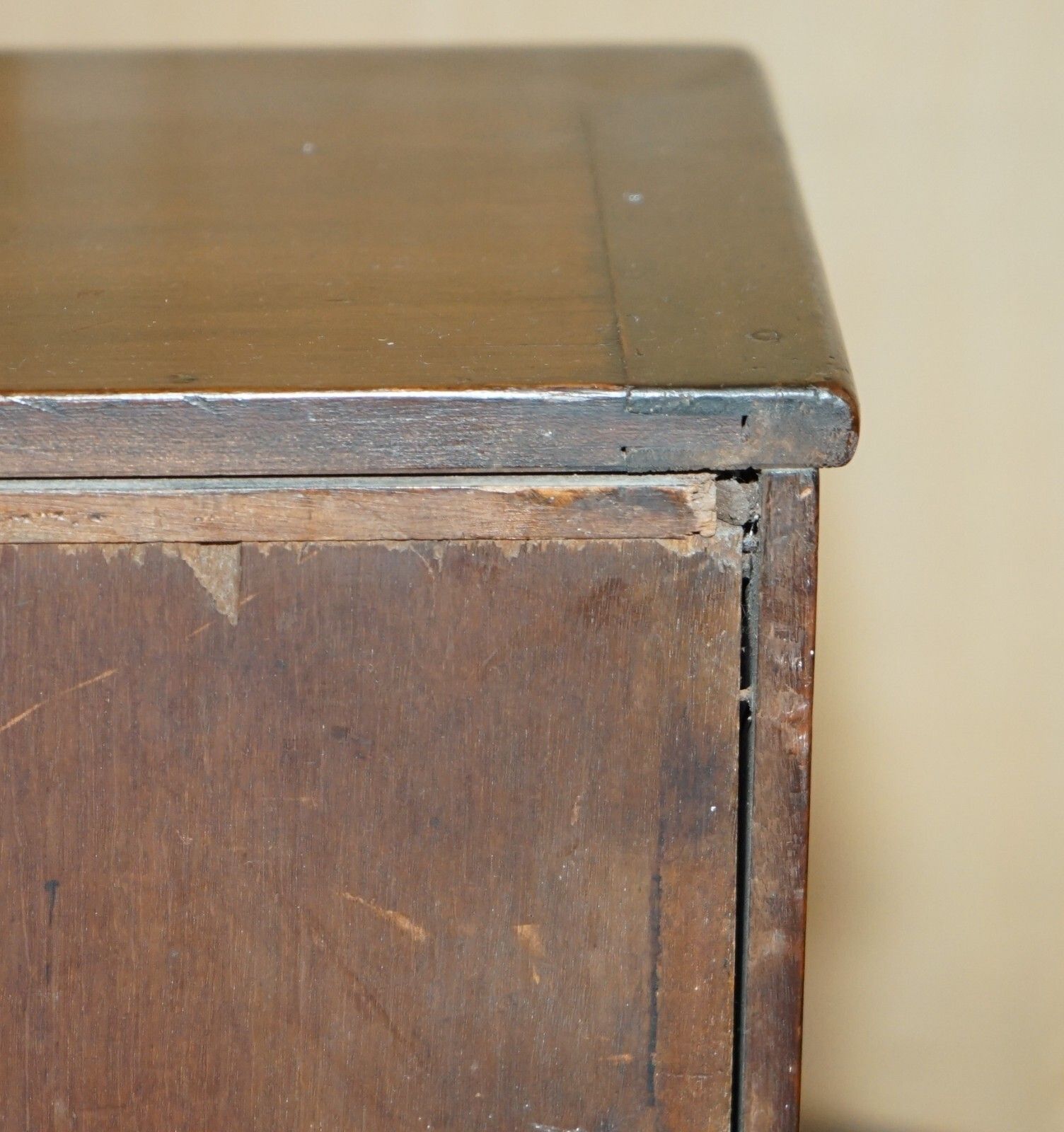 photo vintage Fully Restored Fine & Antique Georgian Sheraton Collectors Cabinet Circa 1820