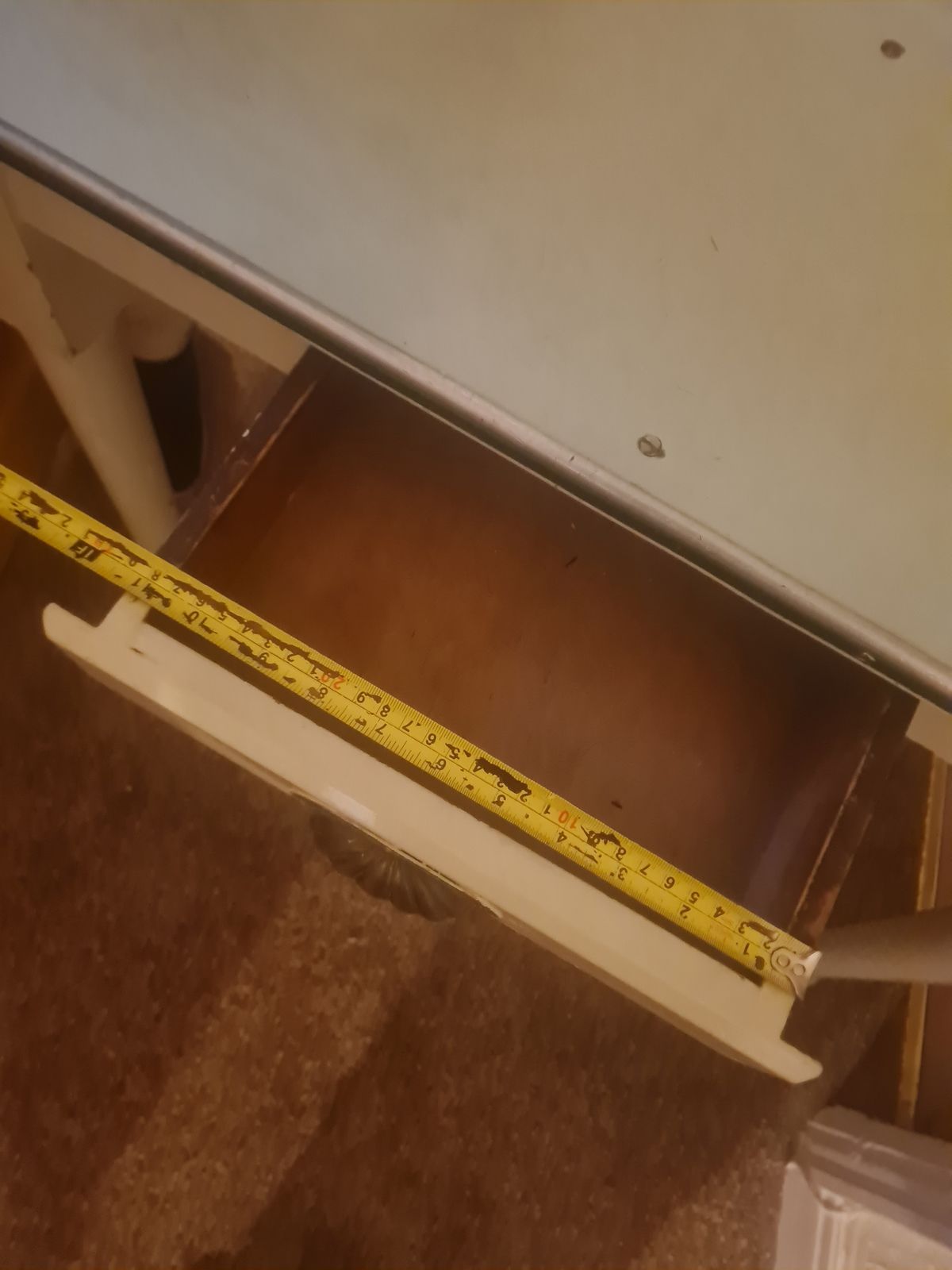 1930s Pine Kitchen Table With Formica Top photo vintage