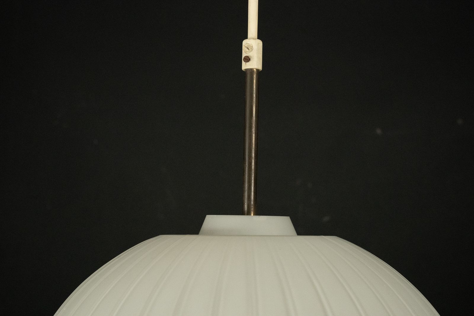 Mid Century Italian Pendant Light In The Style Of Arredoluce Monza. Italy 1950s photo for sale