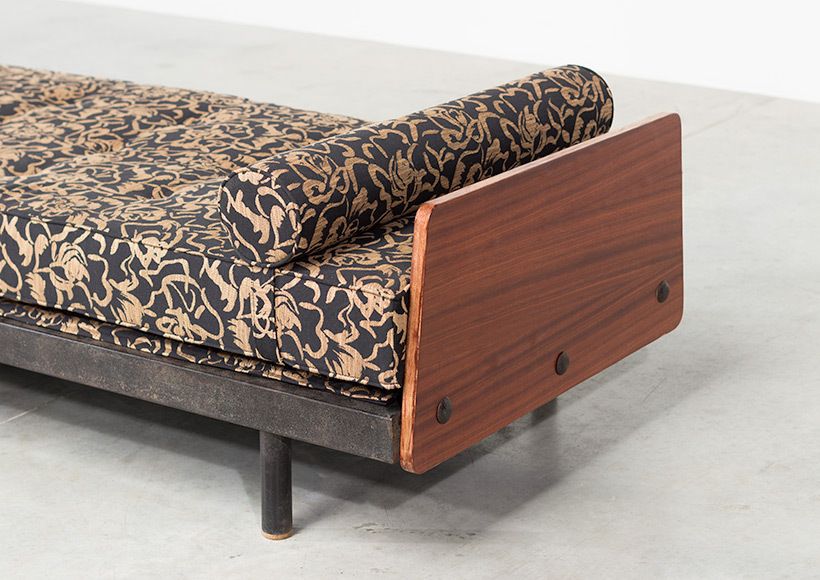 Jean Prouvé Modernist Daybed 1950s France photo furniture