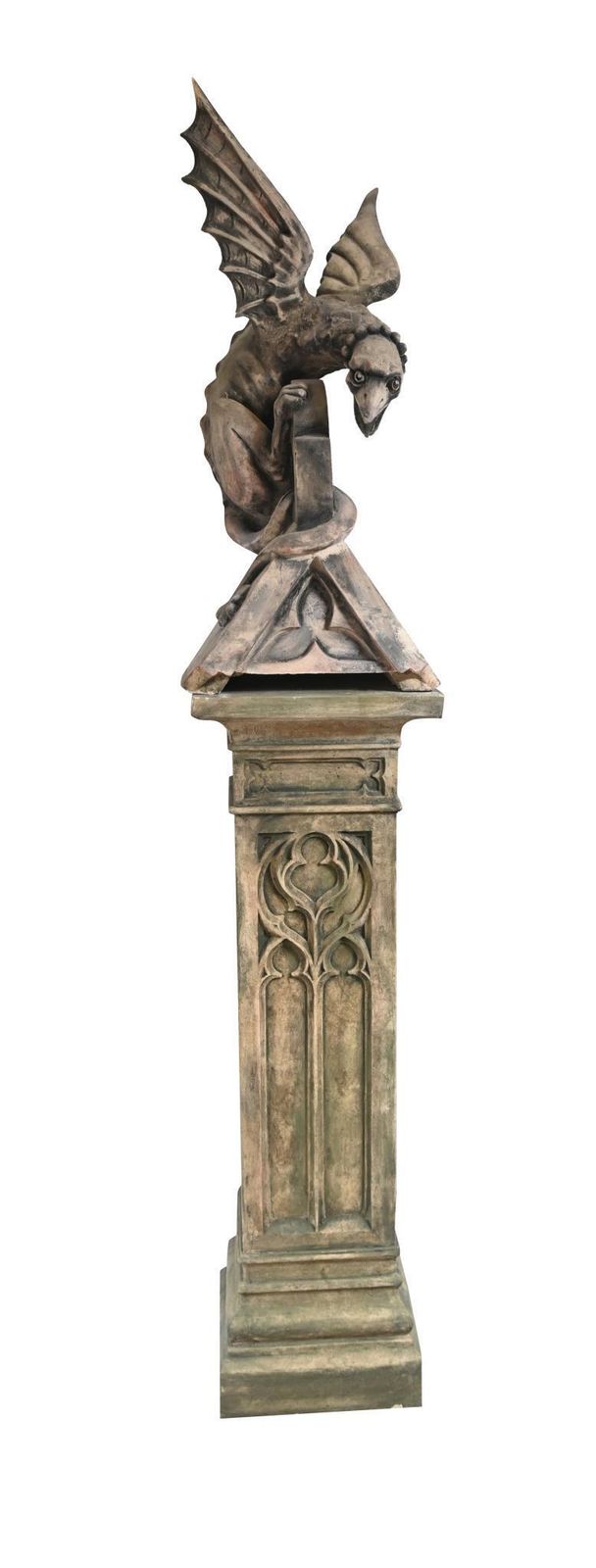English Stone Gargoyle Griffin Garden Statue photo furniture