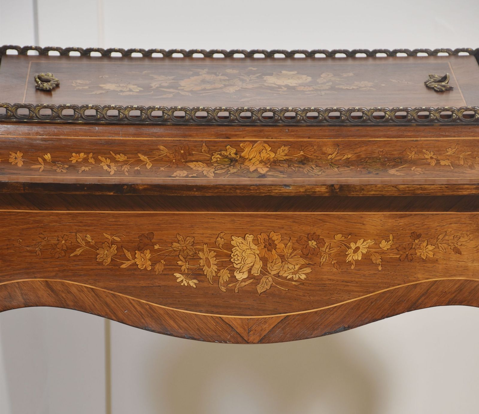 19th Century Mahogany Inlaid Jardinere Planter photo Home Decor