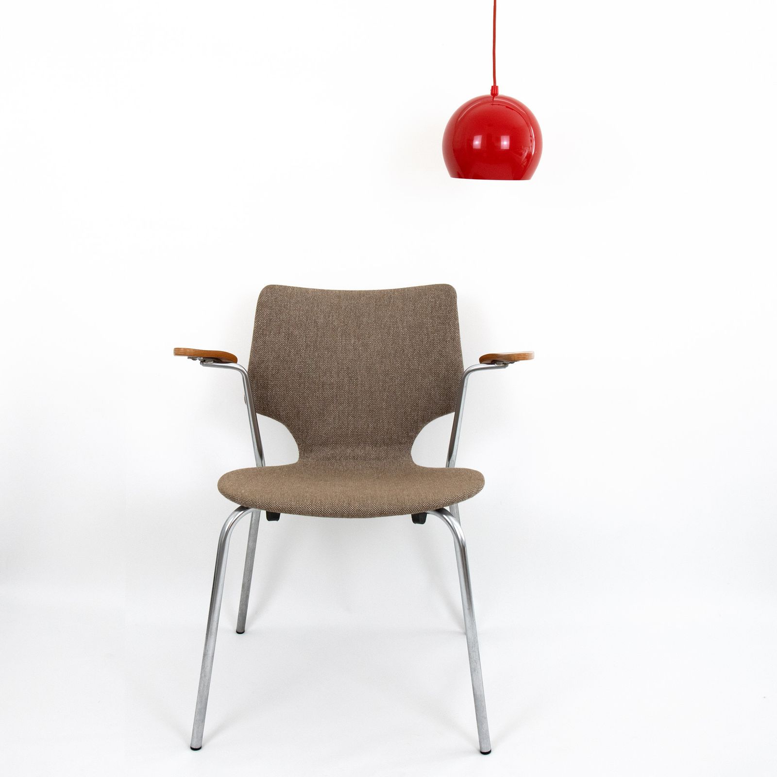 Danish Space Age Ball Pendant Light In Glossy Red, 1960s photo furniture