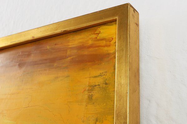 photo furniture Piet Van Den Buys, Large Landscape, 1950s, Oil On Canvas