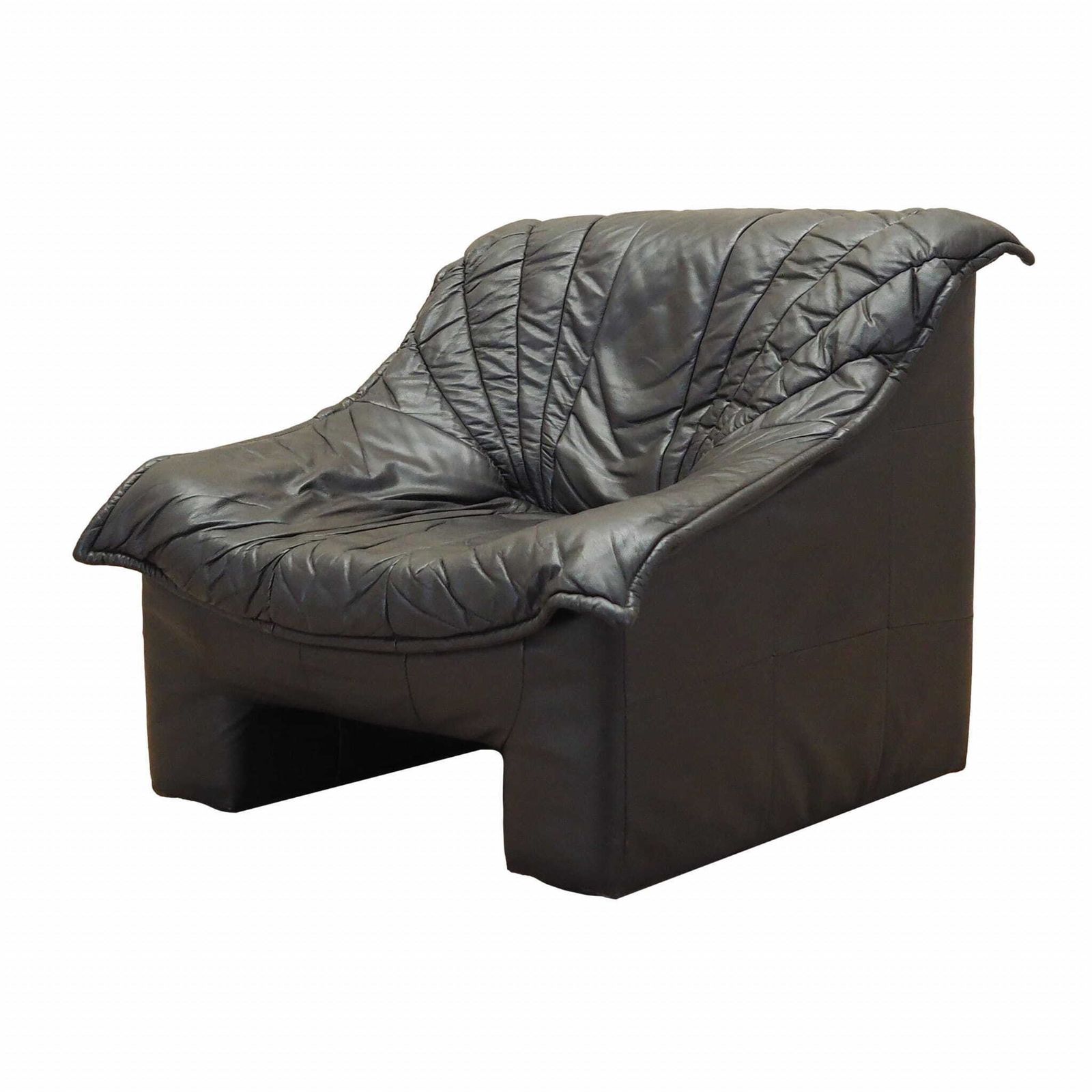 Leather Armchair, Italian Design, 1960s, Production: Italy