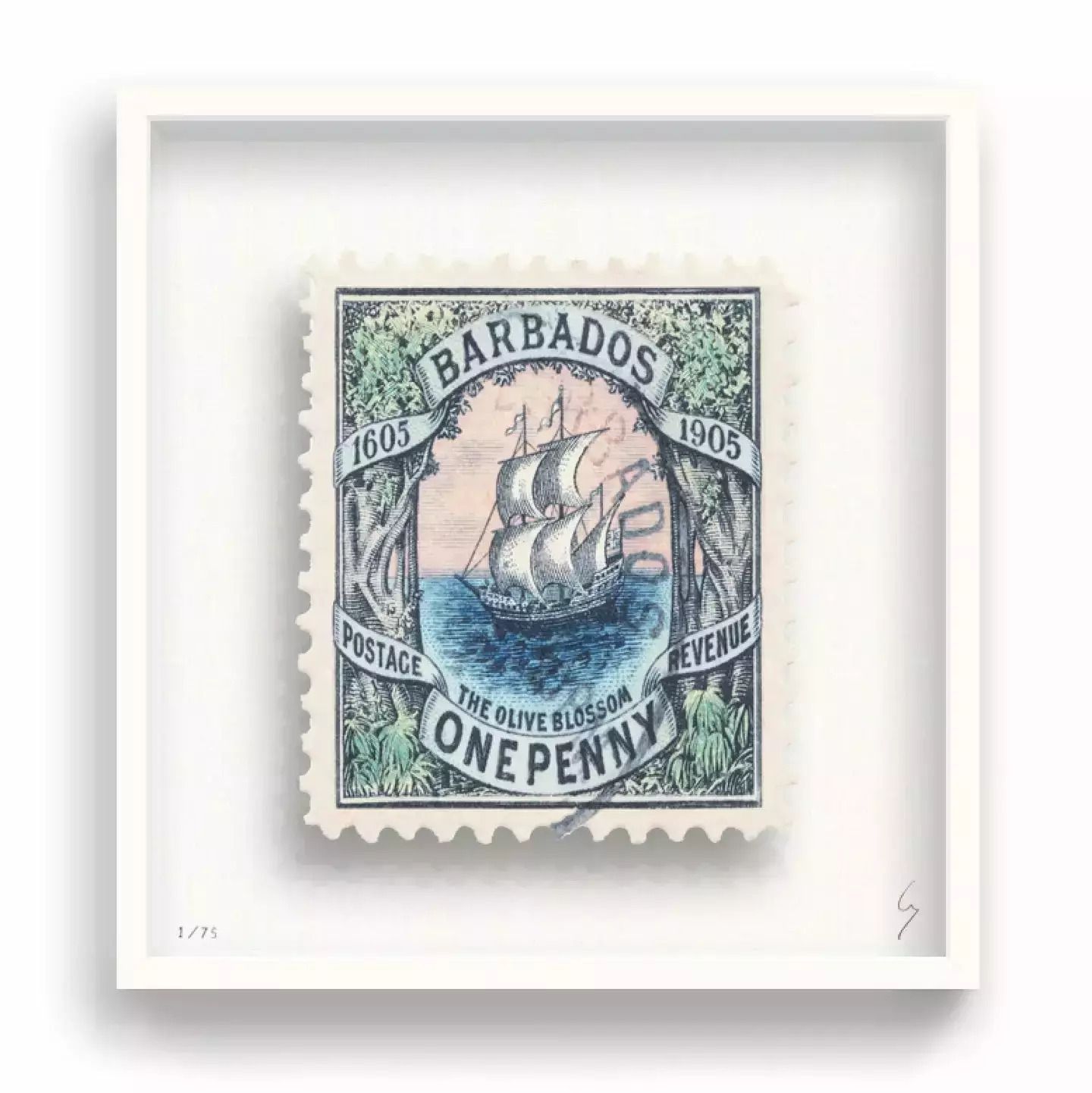 Guy Gee, Barbados Stamp, Oriental