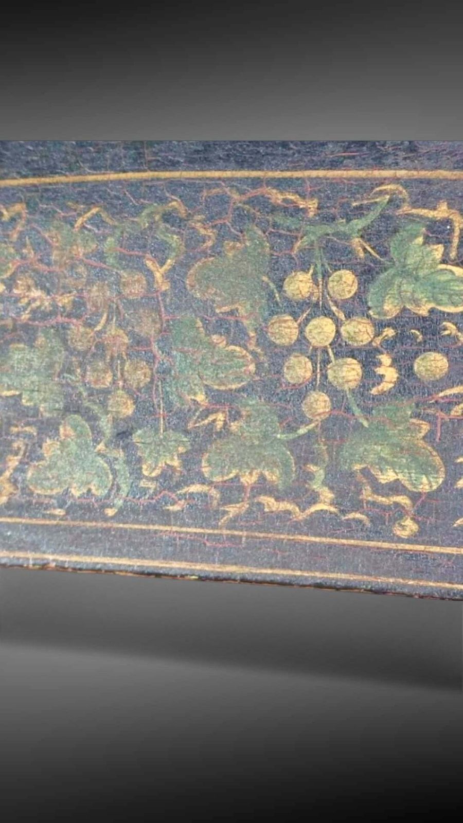 Exceptional Rare Example Of The “Harvest” Chair By Renowned American Cabinet Maker Lambert Hitchcock Circa 1810 photo vintage