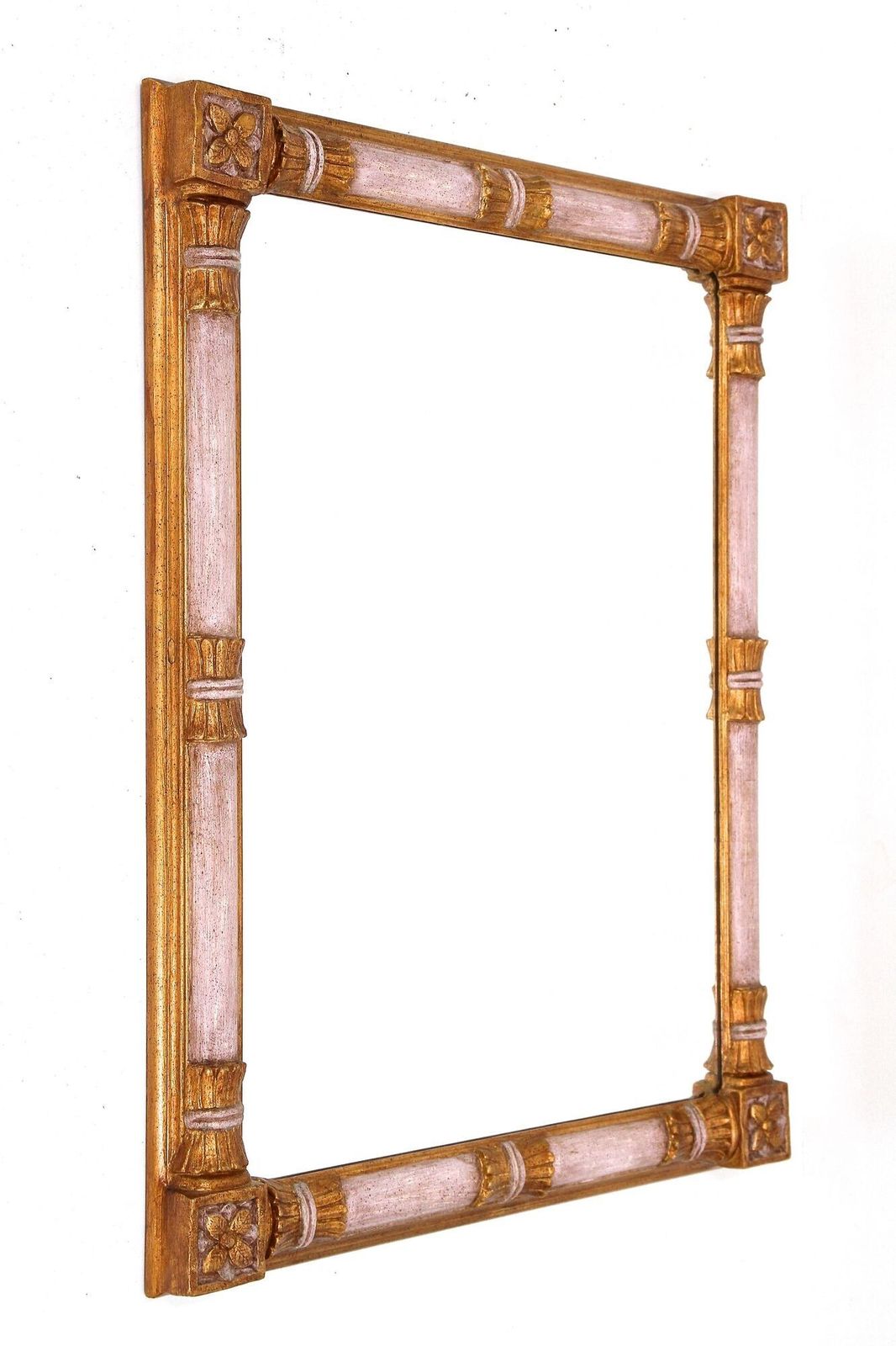 Mid Century Gilt Wall Mirror, Handcarved, 20th Century   Italy Ca. 1950 photo furniture