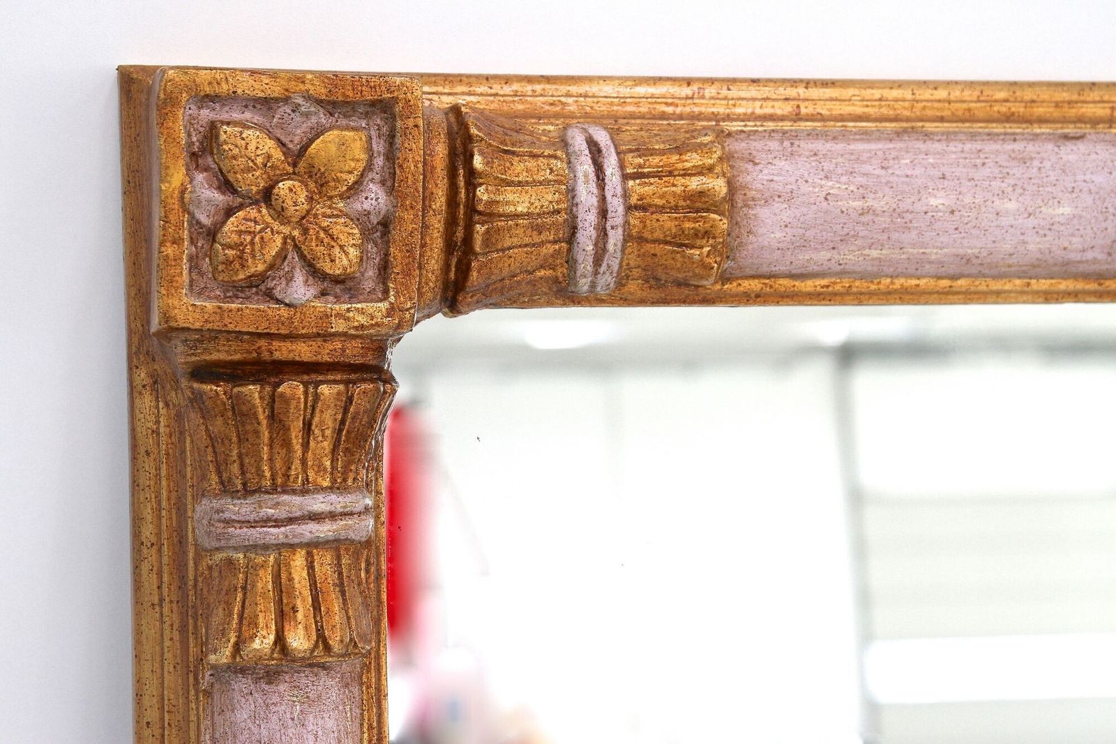 Mid Century Gilt Wall Mirror, Handcarved, 20th Century   Italy Ca. 1950 photo for sale