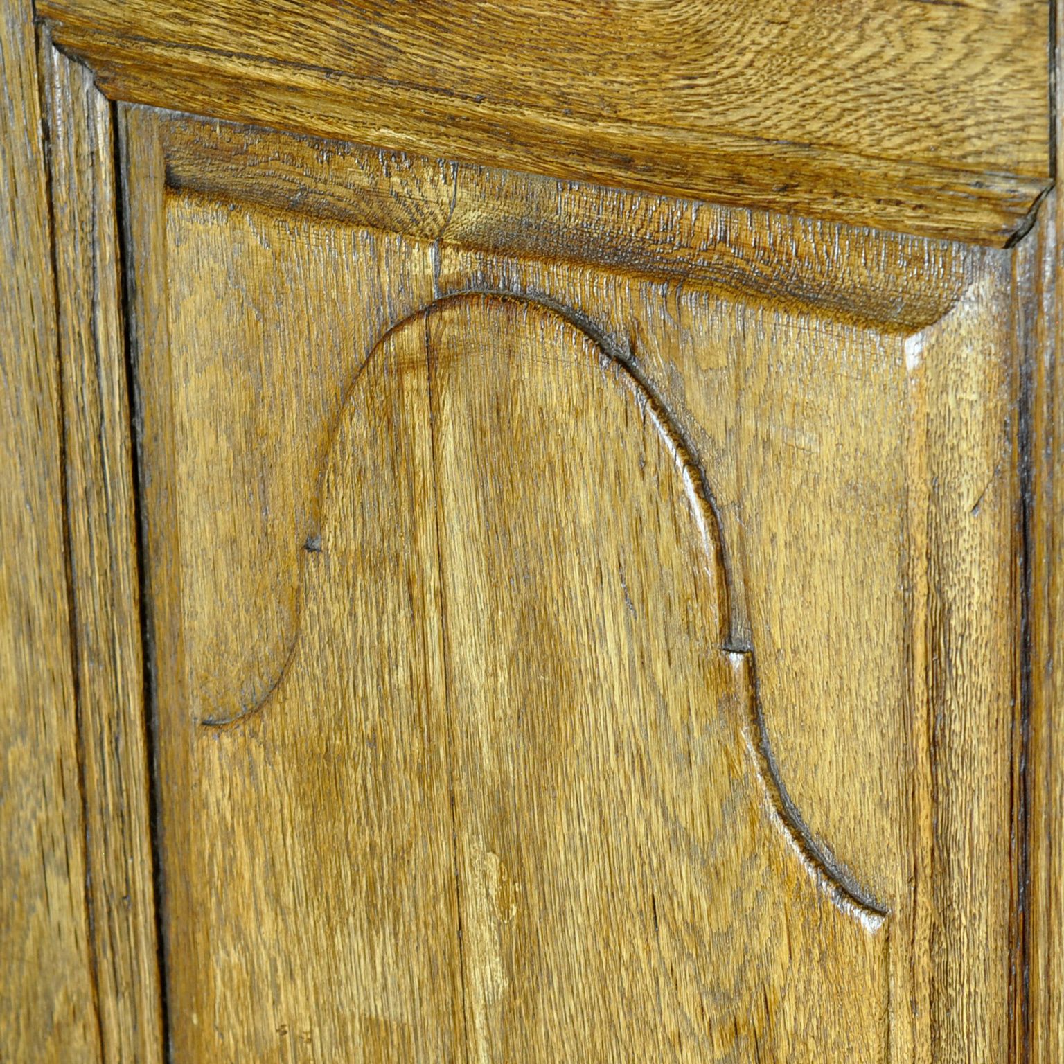 595.0 Antique Oak French Cabinet, Circa 1820 photo