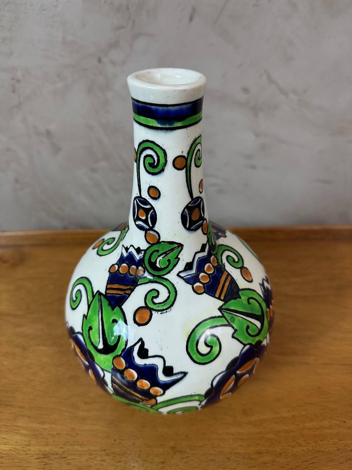 Charles Catteau Vase For Boch Brothers photo vinterior