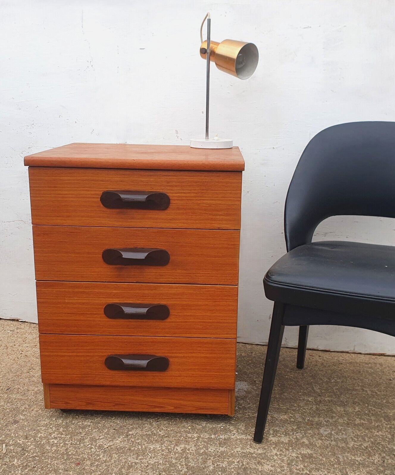 Retro Mid Century  Austin Suite Teak Chest Of Drawers