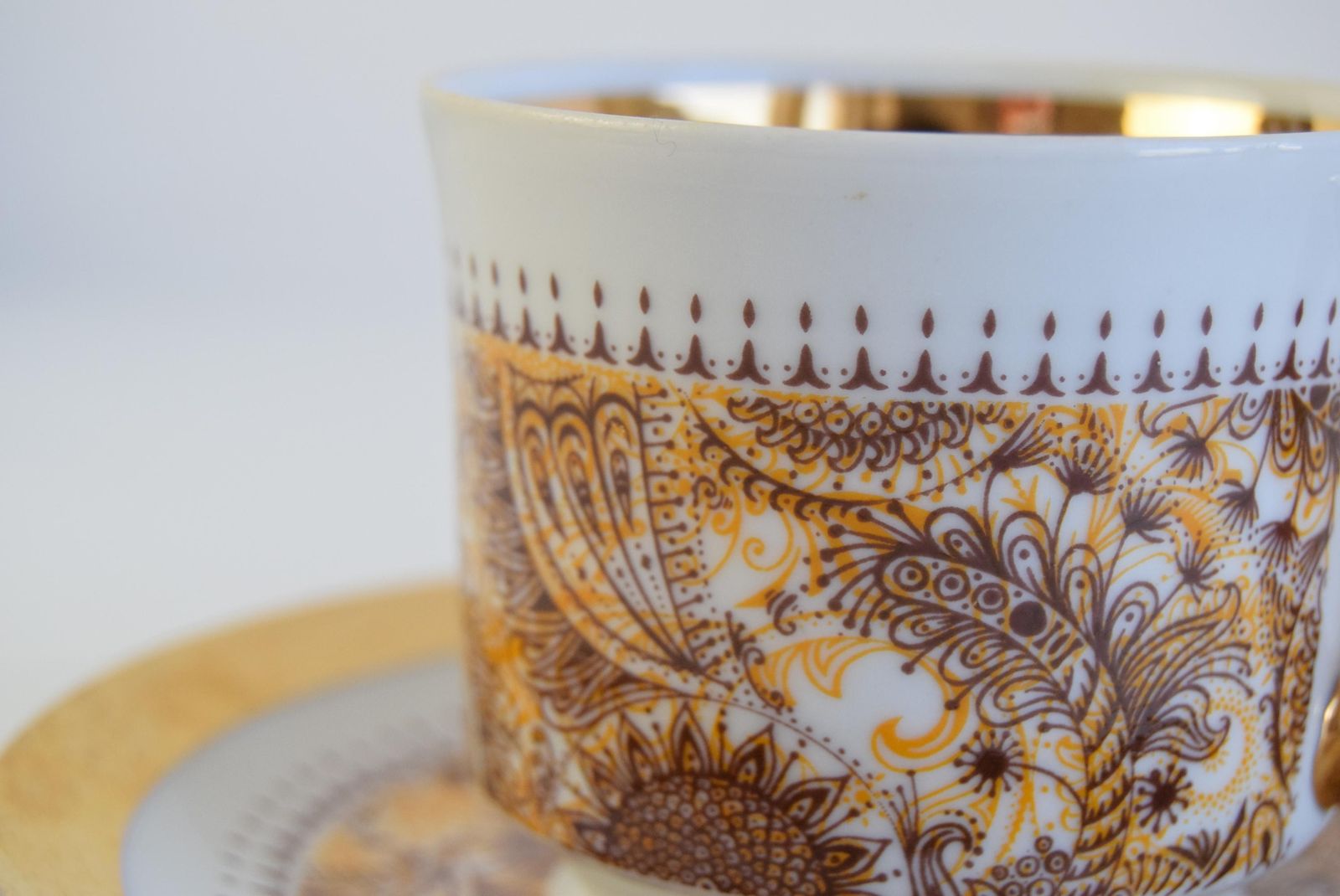 Set Of Six Cups And Saucers By Epiag 1950s photo buy