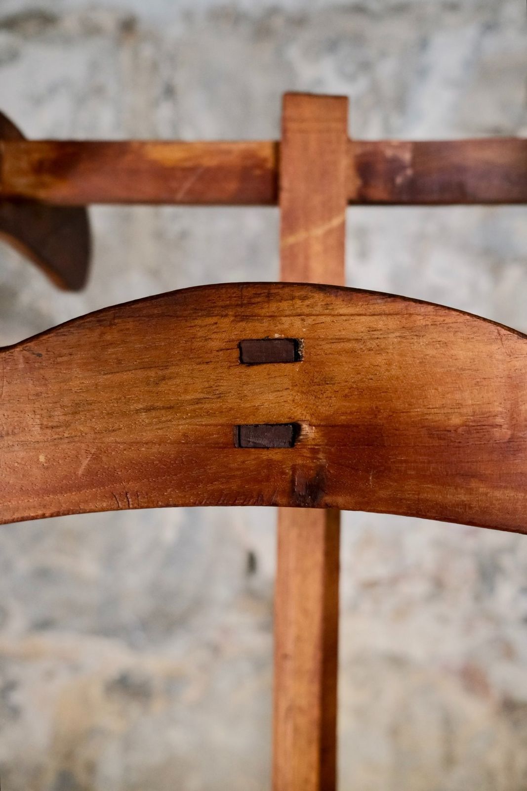 Large Art Deco Style Coat Stand In Oak, France, Early 20th Century photo vintage