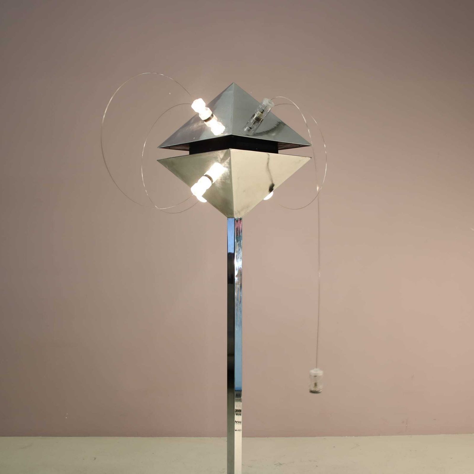 11817.0 Unique Prototype B.T. Floor Lamp By Studio A.R.D.I.T.I., Italy 1973 photo