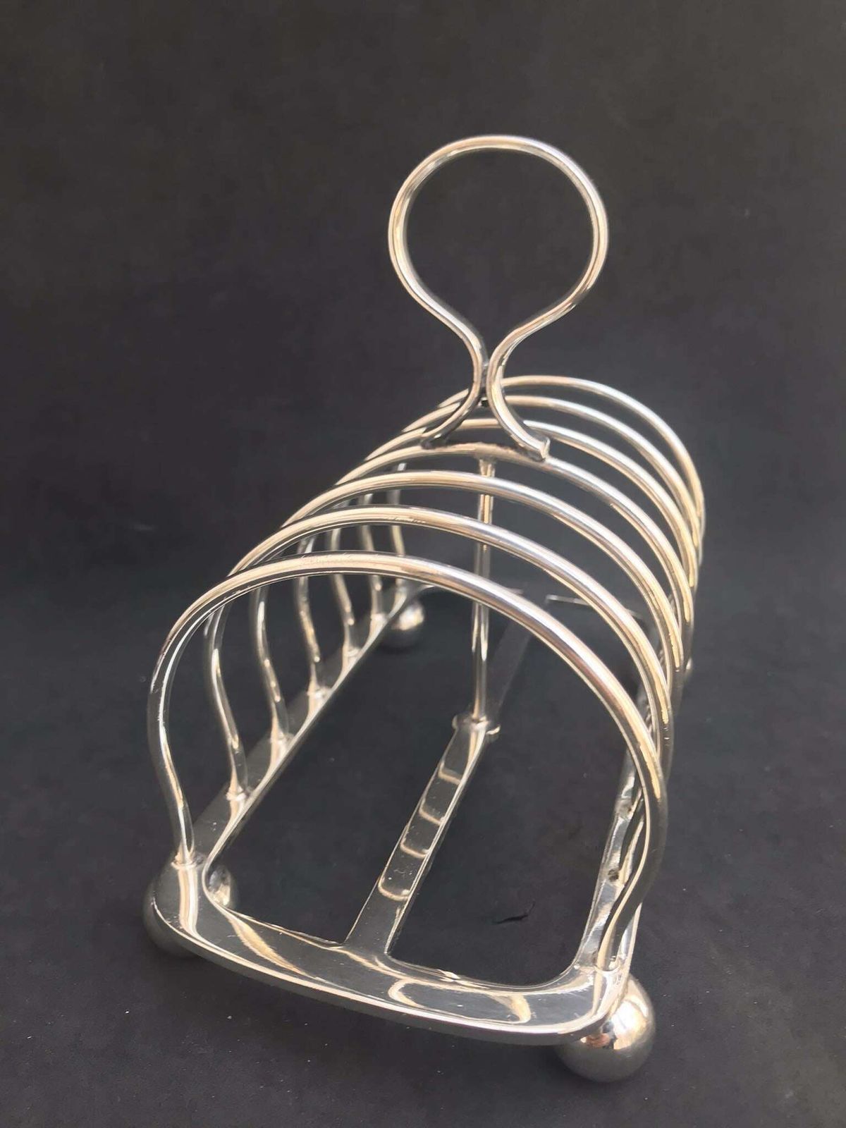 Toast Rack Holder Victorian Breakfast Set Walker And Hall 6 Slices Toast Rack Antique English Brunch Tableware Wedding Gift Christmas photo furniture