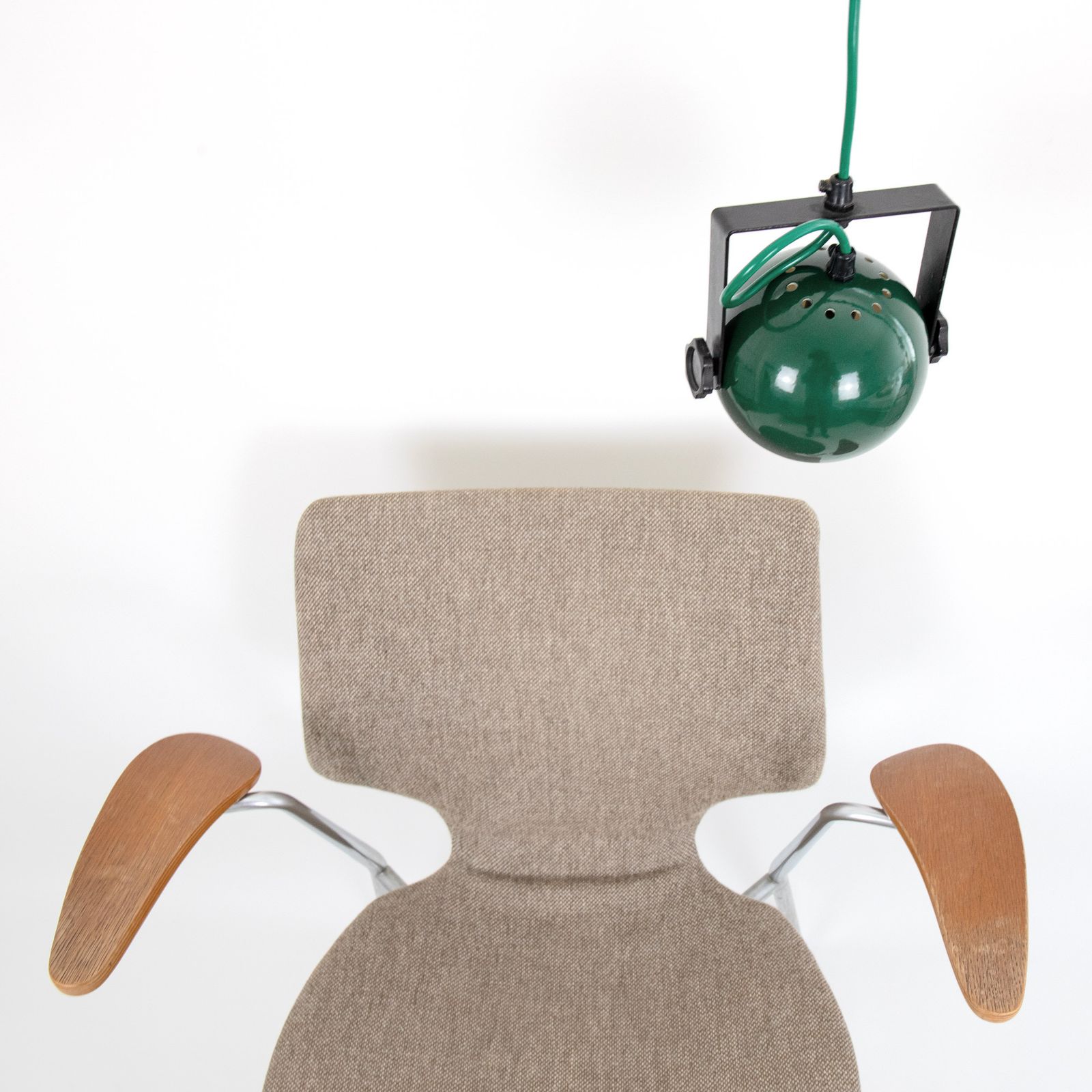 Green Space Age Hanging Ball Lamp By Abo Randers Of Denmark, 1970s photo buy