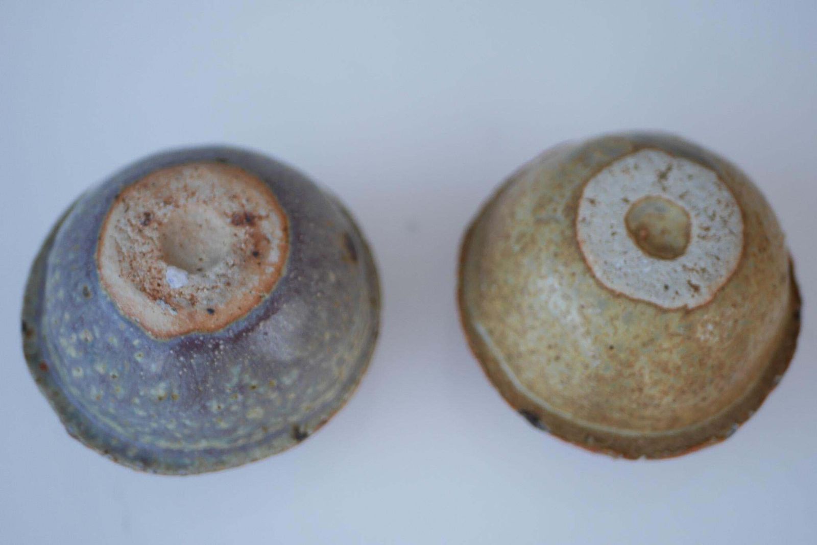 photo vinterior Brutalist Studio Pottery Vases Or Pots By Bernard Rooke, 1960s, Set Of 2