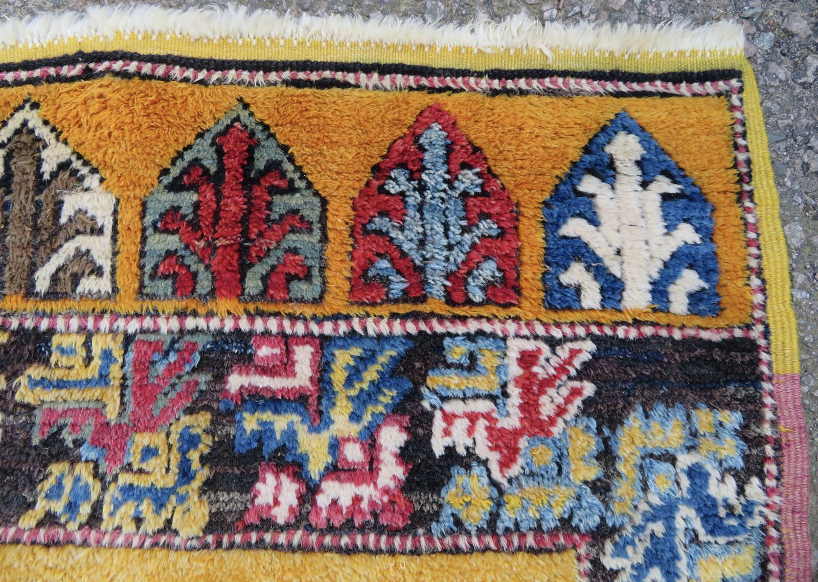 Antique Turkish Konya Yatak Rug. Central Anatolia.Circa 1870. 173cm X 123cm. photo 4850.0