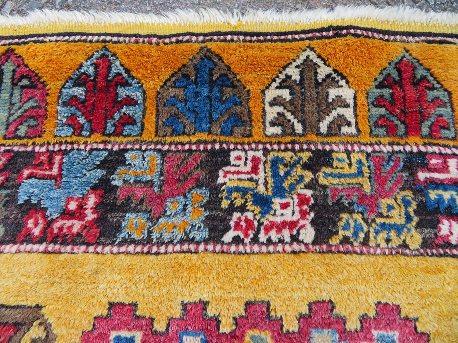 Antique Turkish Konya Yatak Rug. Central Anatolia.Circa 1870. 173cm X 123cm. photo vintage