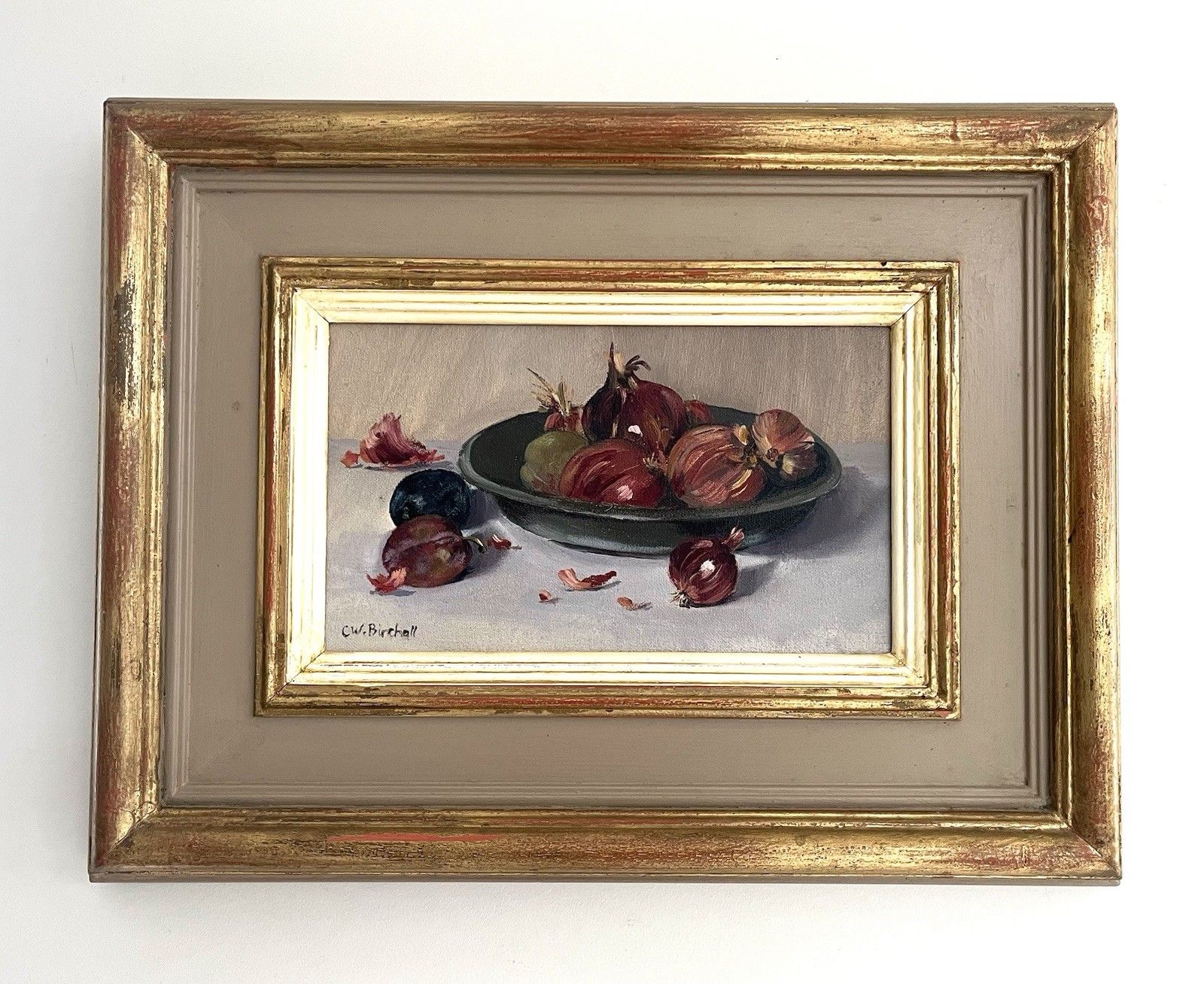 Christine Birchall British Contemporary Still Life  Oil On Canvas Fine Art photo furniture
