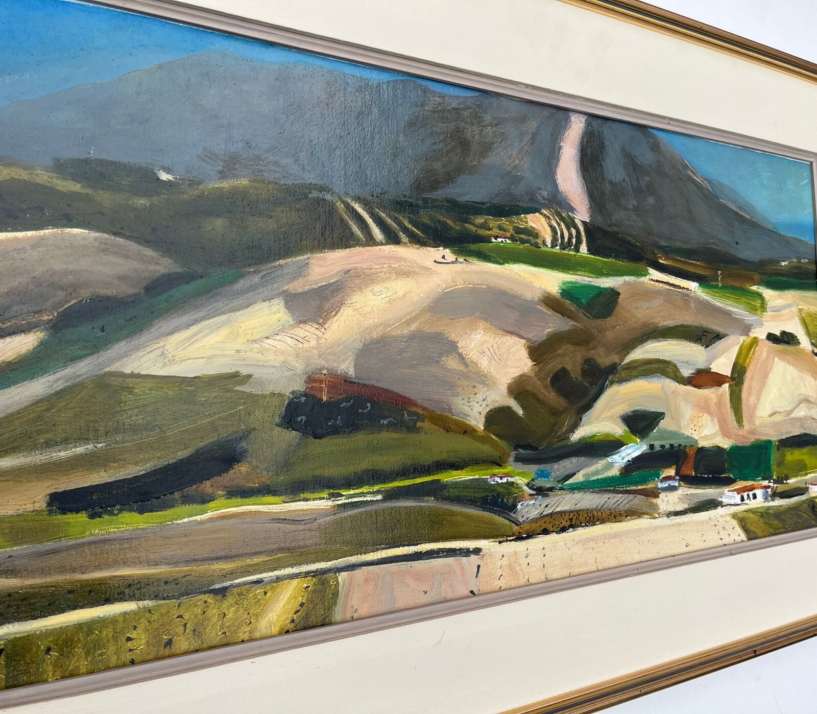 David Ralph Simpson British Late 20th Century Oil On Board Landscape photo for sale