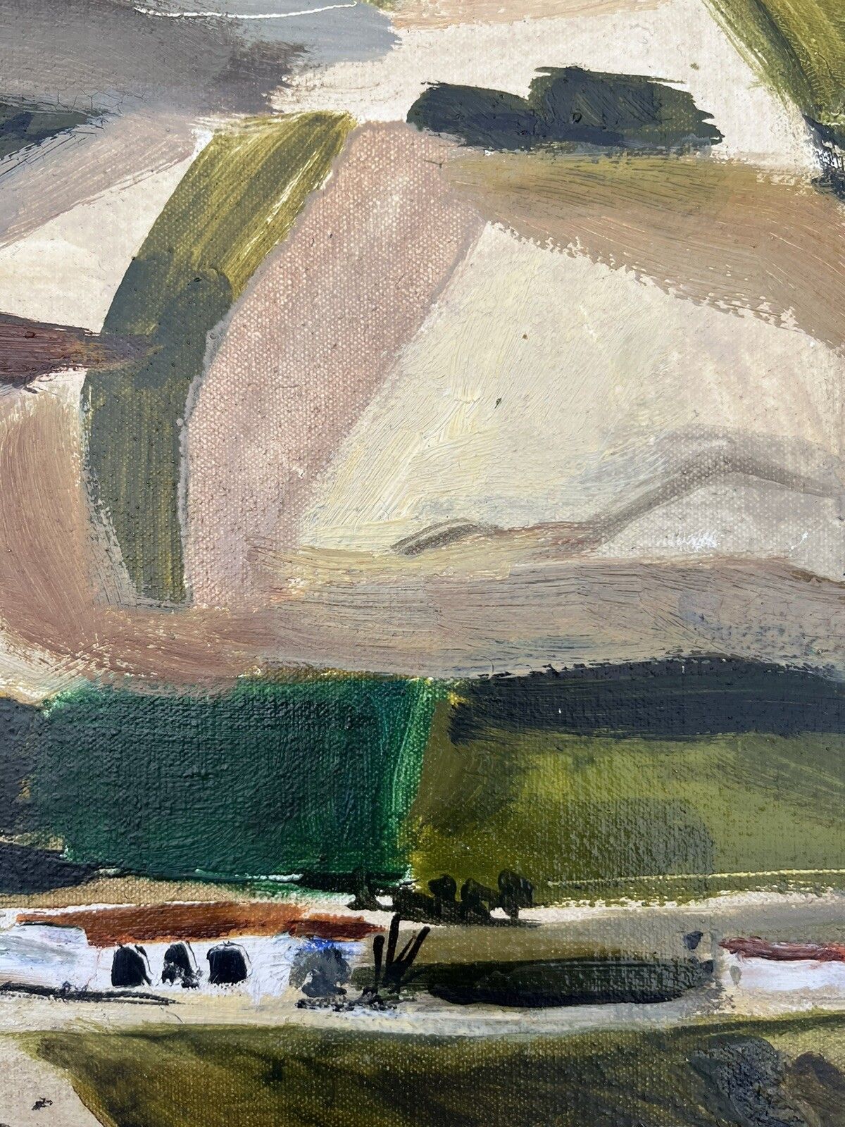 David Ralph Simpson British Late 20th Century Oil On Board Landscape photo vinterior