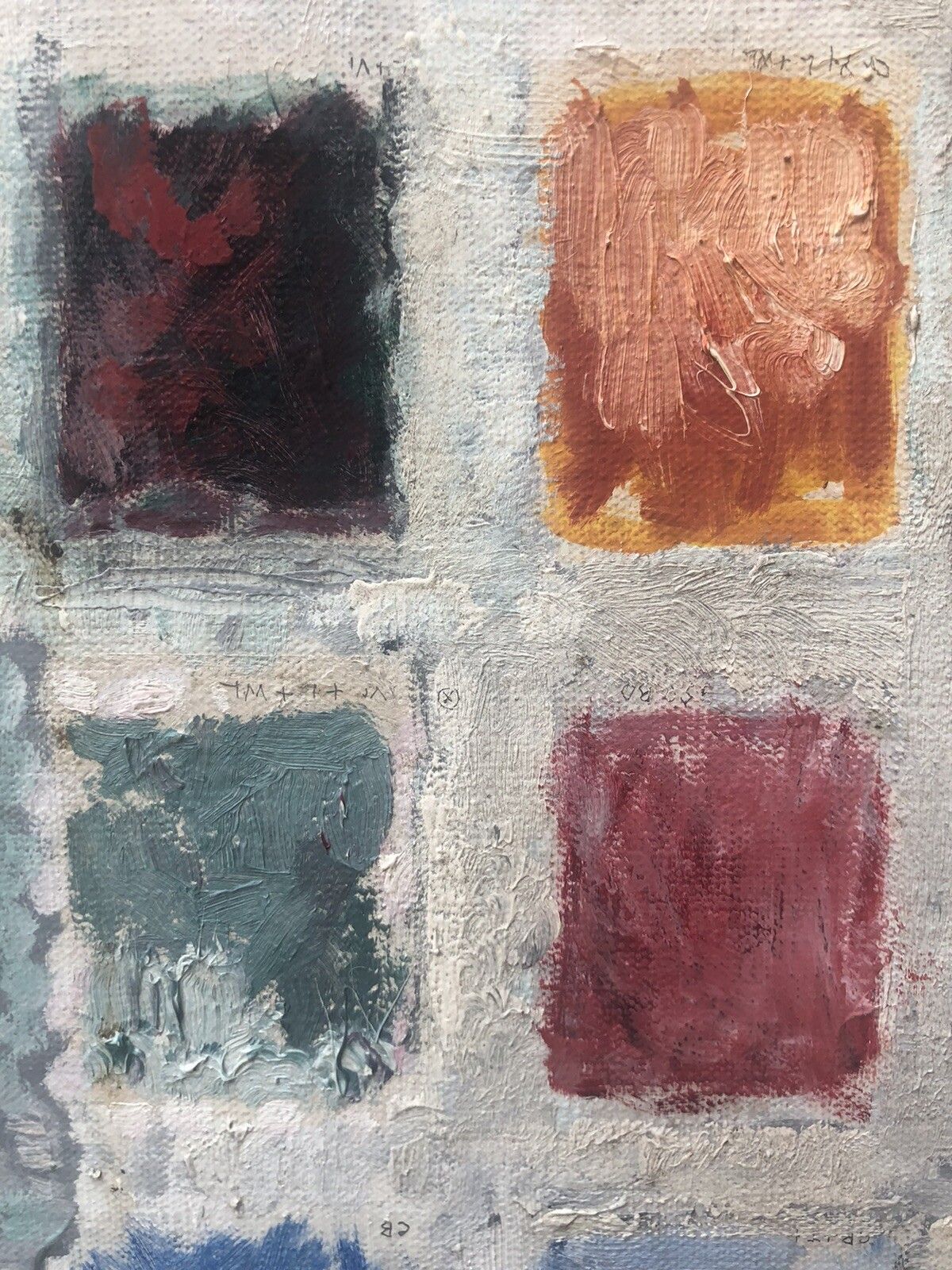 Westby William Percival Prescott British Abstract 20th Century Oil On Canvas photo vinterior