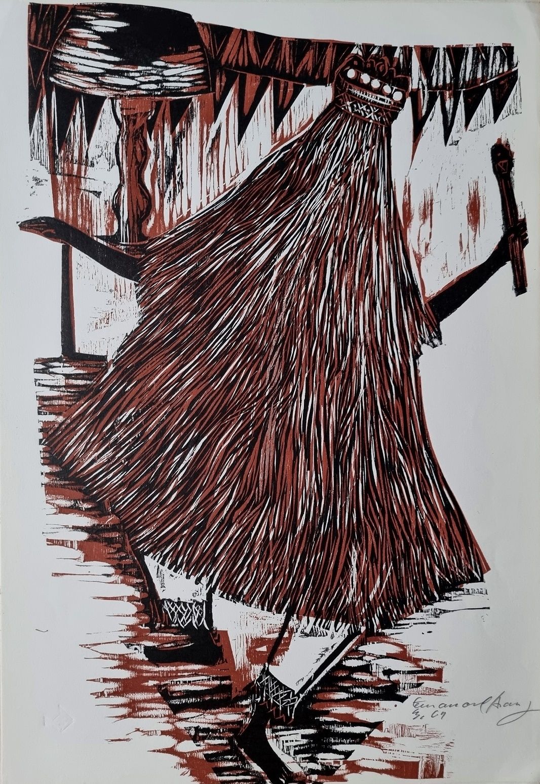 Emanoel Araujo   Bahia (Set Of Four Brazilian Original Prints 1965) photo for sale