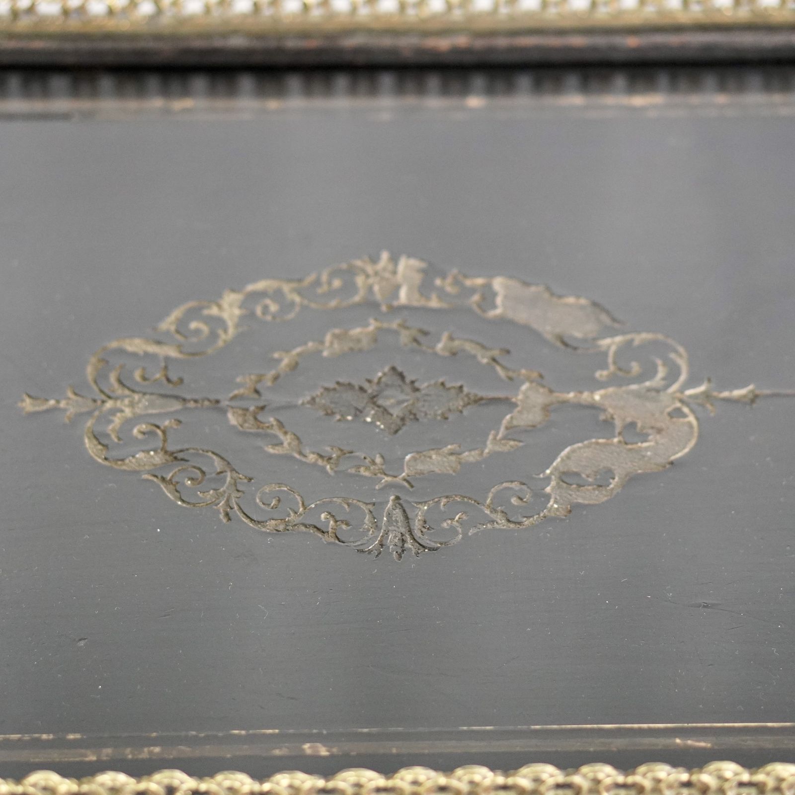 photo furniture 19th Century French Boulle Ebonised Jardinière