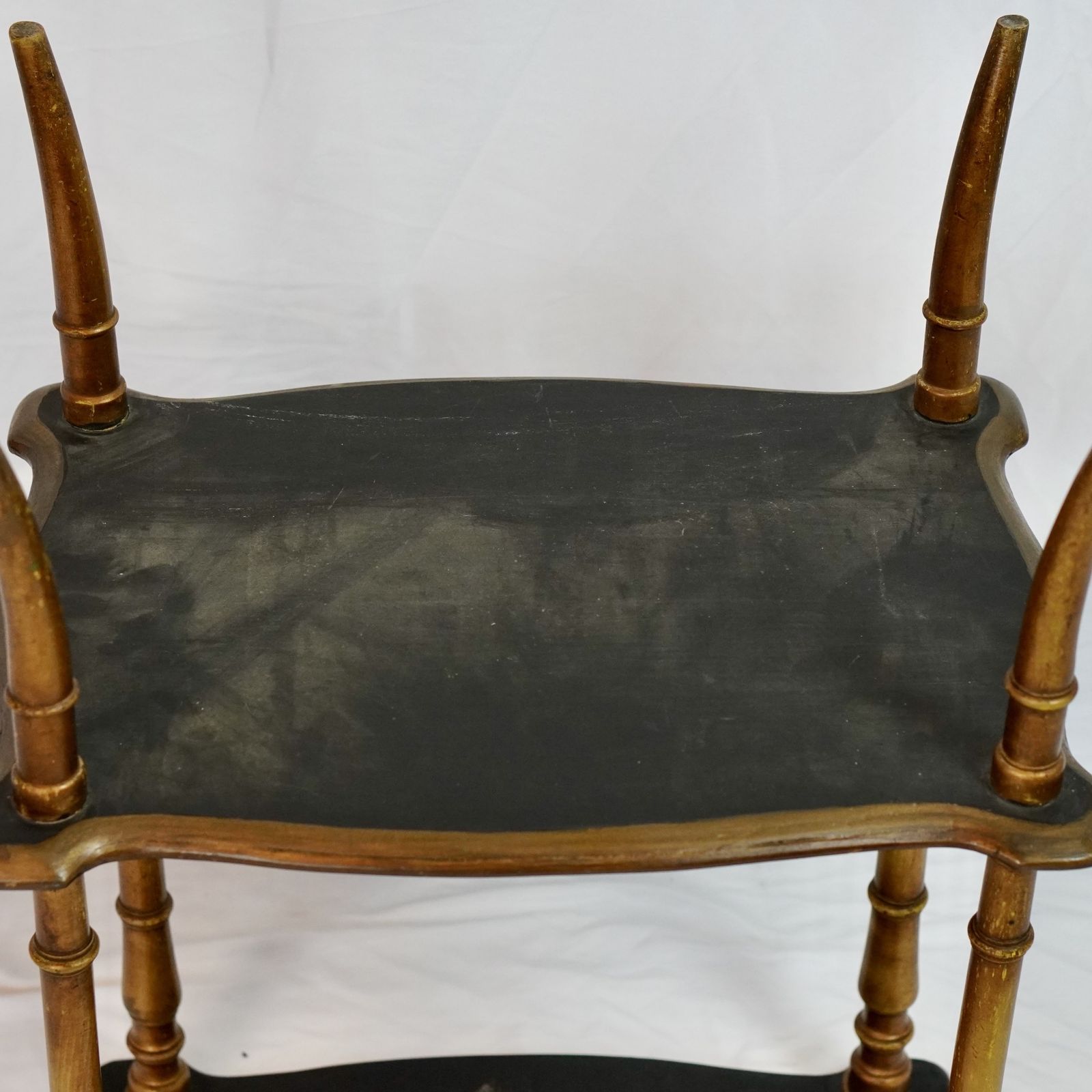 photo for sale Continental Painted Two Tier étagère Side Table