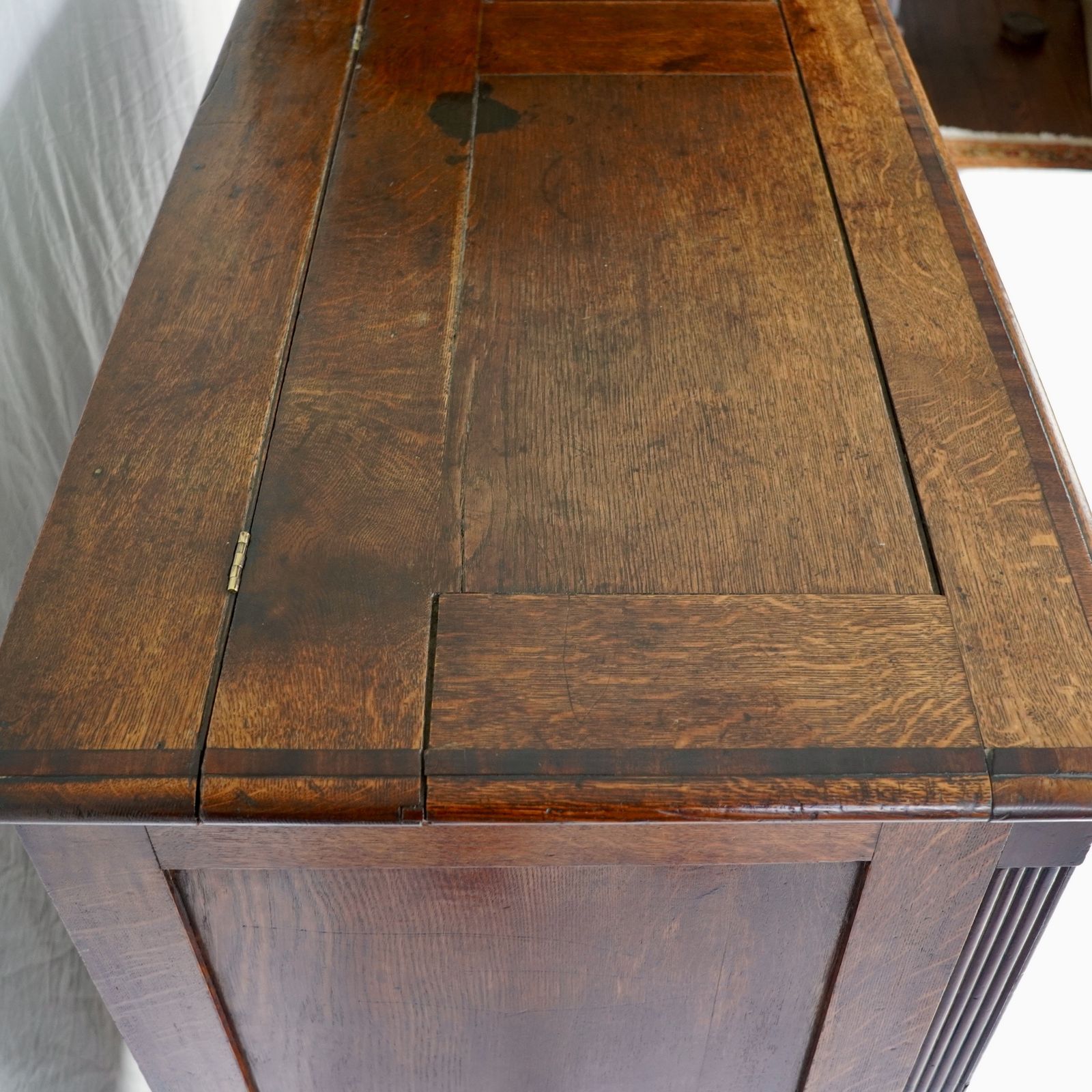 Furniture Georgian Oak Lancashire/ Mule Chest photo