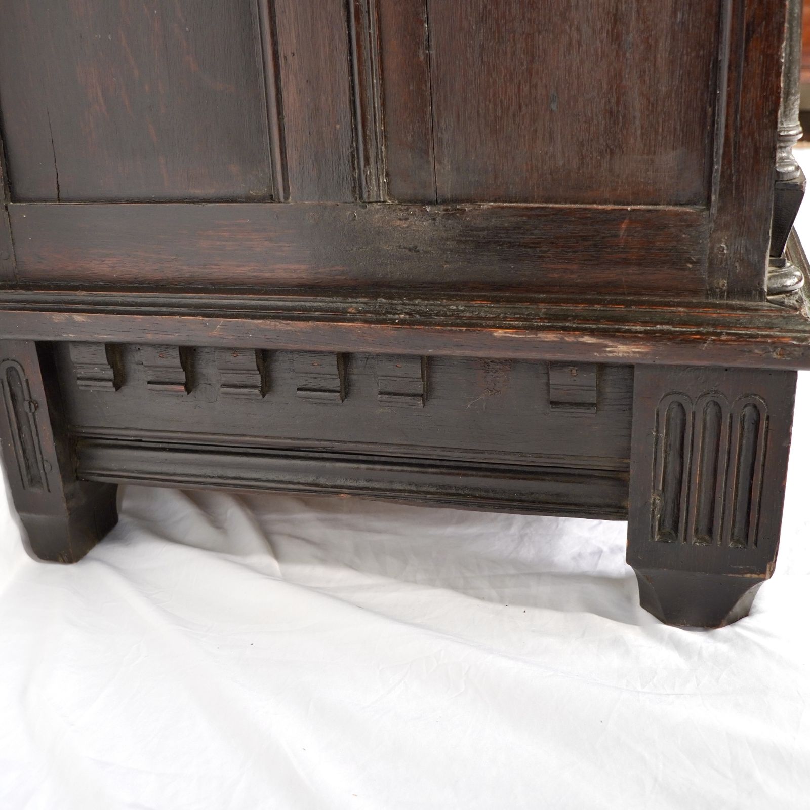 17th Century & Later Oak Coffer/ Chest Of Drawers photo vintage