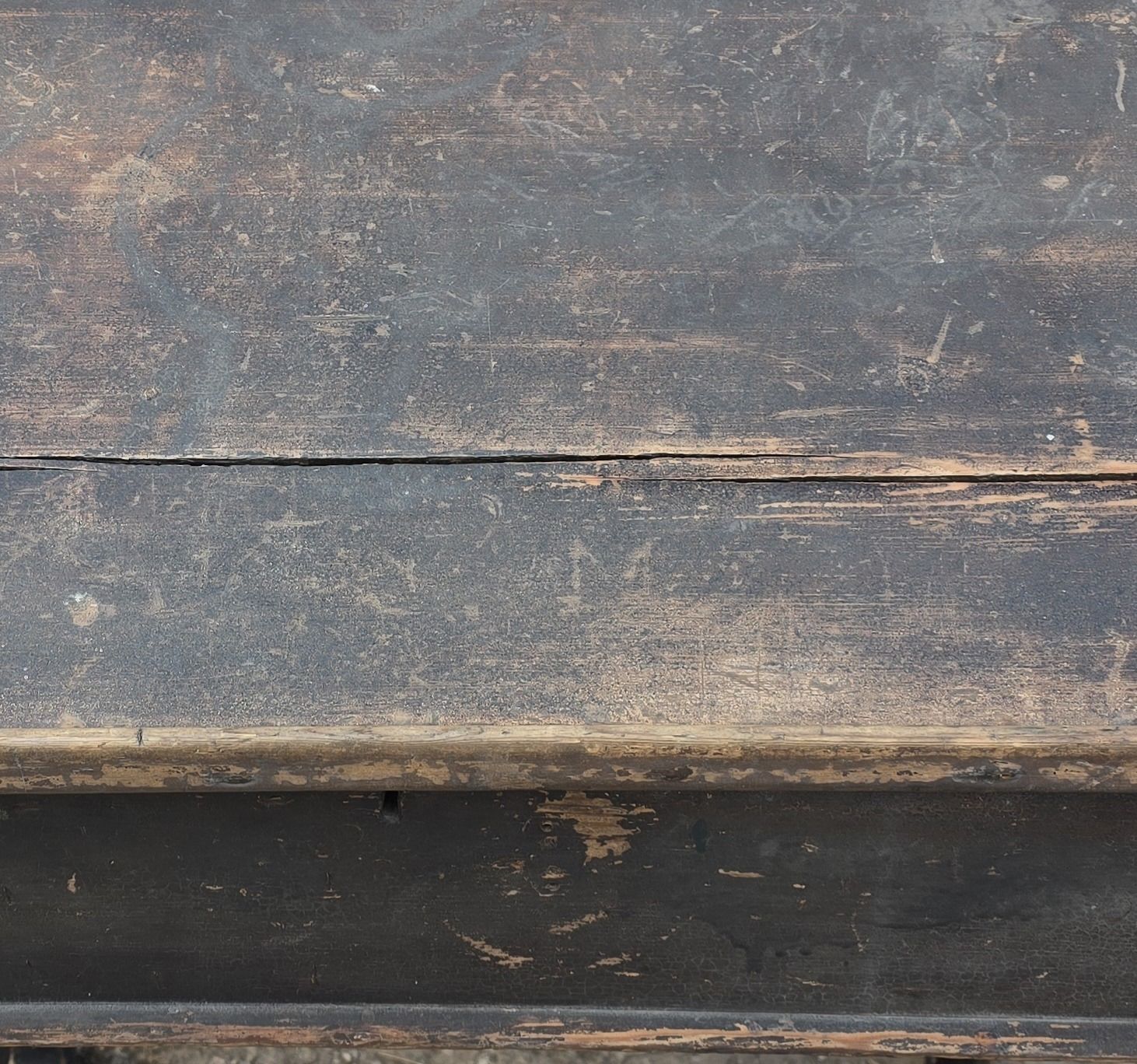 photo buy 19th Century Antique Painted Pine Clerks Desk