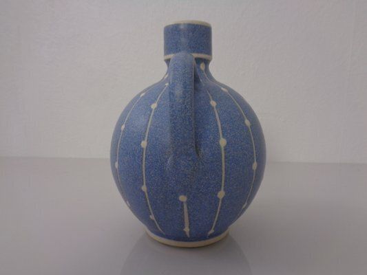 Studio Ceramic Vase By Carl Fischer For Bürgel, 1960s photo Home Decor