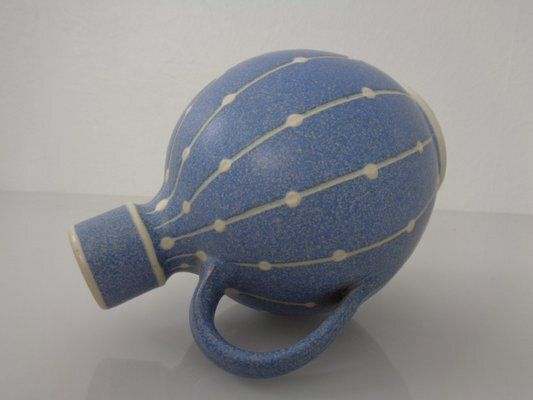 Studio Ceramic Vase By Carl Fischer For Bürgel, 1960s photo vintage
