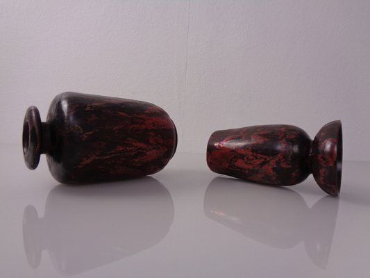 photo for sale German Studio Ceramic Vases By Otto Keramik, 1960s, Set Of 2