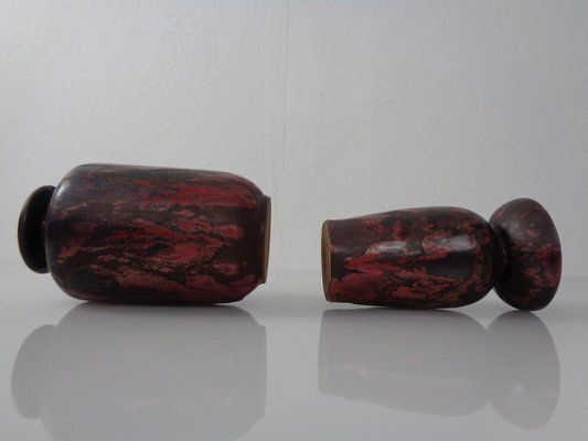 Home Decor German Studio Ceramic Vases By Otto Keramik, 1960s, Set Of 2 photo