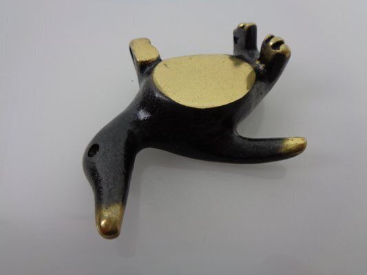 photo vintage Brass Penguin Pen Holder By Walter Bosse For Hertha Baller, 1950s
