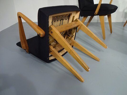 photo vinterior Mid Century Scissor Chair From Knoll, Germany, 1950s